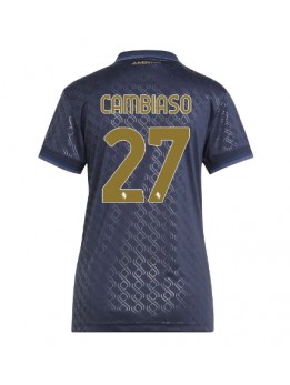 Juventus Andrea Cambiaso #27 Zenski Rezervni Dres 2024-25 Kratak Rukavima